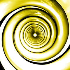 yellow spirals perspective