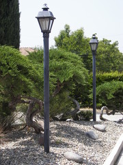 lamp posts