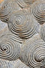 Fototapeta na wymiar stone swirls