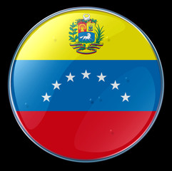 venezuela flag button