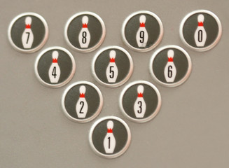 bowling pin buttons