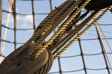tall ship rigging