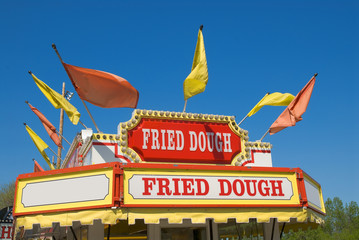 carnival fried dough sign