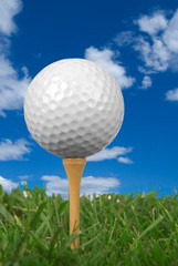 golf ball close-up