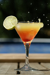 cocktail et gouttes