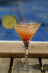 cocktail et glaçons