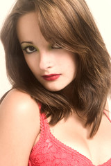 Naklejka premium beauty woman portrait