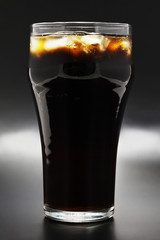cola with ice