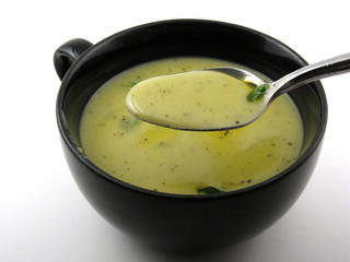 spoon full of soup