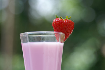 lait fraise