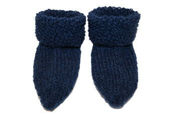 blaue babysocken