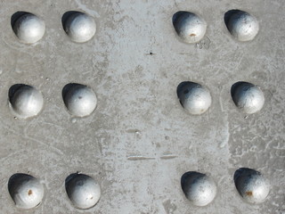 metal buttons
