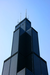 sears tower top from below