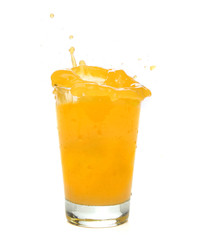 orange juice splash