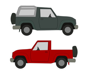 Fototapeta premium suburban utility vehicles