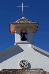 clocher d'église catholique, style créole