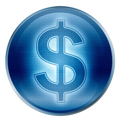 dollar icon. (with clipping path)