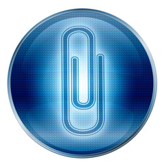 paper clip icon. (with clipping path)