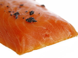 räucher lachs mit trüffel