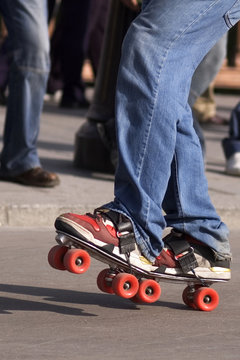 patins &agrave; roulettes