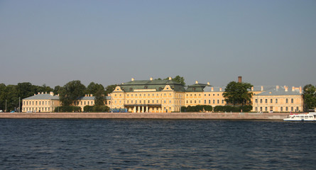 saint petersburg. menshikov palace on the neva emb