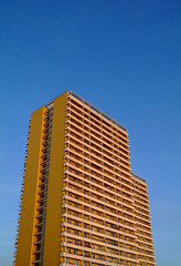 modern aparment building in east berlin