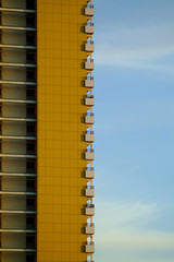 modern aparment building in east berlin