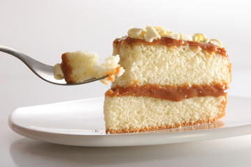 porción de pastel
