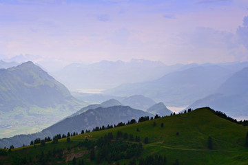 Obraz premium swiss rigi kulm