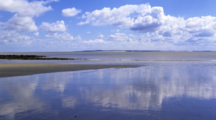 beach clouds