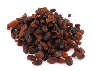 raisins on white