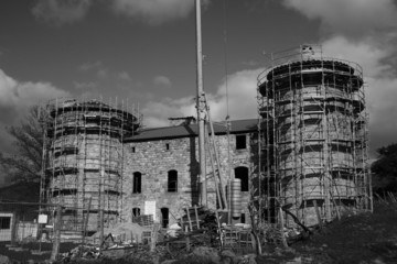 château en rénovation