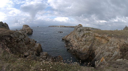 panoramique d'une crique