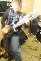Fototapeta na wymiar speedly rock-guitarist