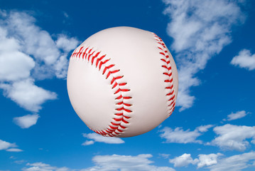 baseball in sky