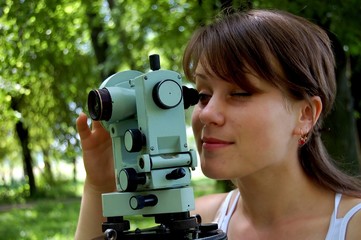 theodolite survey serie portret