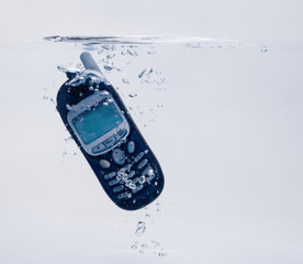phone splash - out of reach