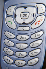 Closeup of cellphone