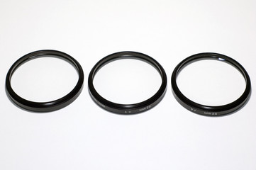 three close-up macro filters