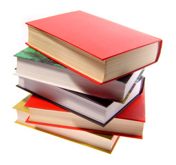 the books combined by a pile
