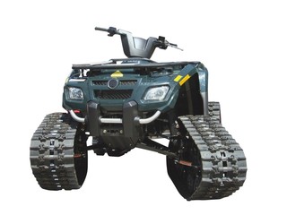 Fototapeta premium bike with caterpillar