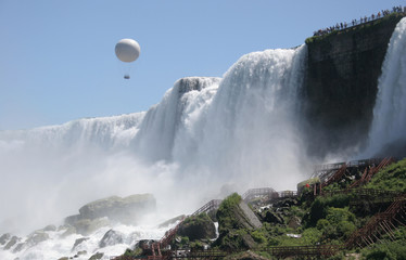 balloon ride over bridal veil falls