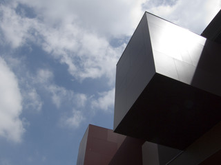 détail de la façade du musée du quai branly