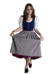 frau im dirndl