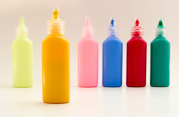 tubes with a paint