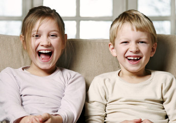 laughing kids