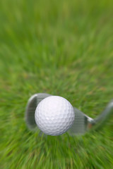 iron shot, ball in flight