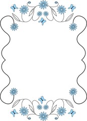 floral frame