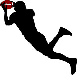 american football silhouette