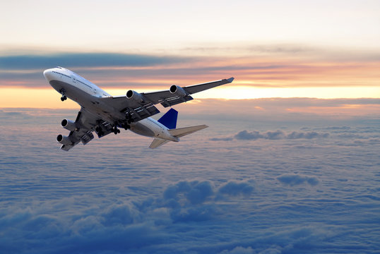 Fototapeta above the clouds
